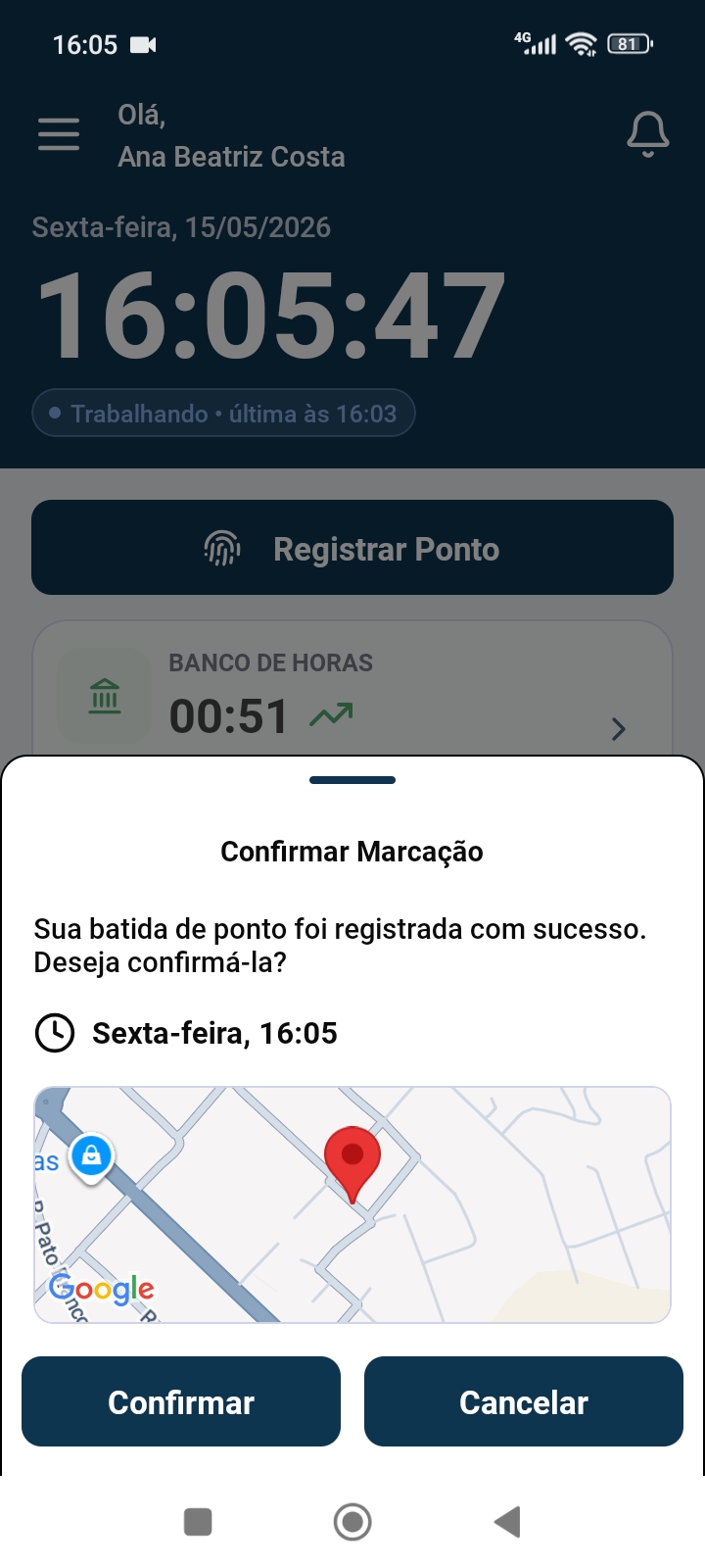 Marcação de Ponto Auvix